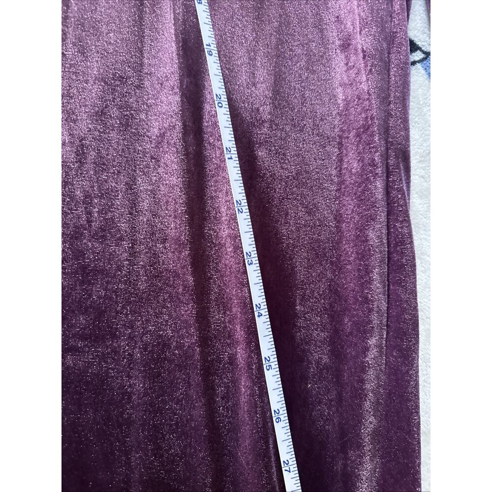 Ava & Yelly Nordstrom Girls Size 14 Mock Neck Velour Jumpsuit Purple Elegant NWT - Picture 13 of 16